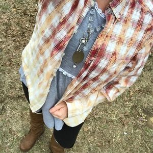 Oversized Medium Funky Flannel